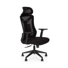 Καρέκλα γραφείου διευθυντή JAMES mesh μαύρο 65x61x117/125