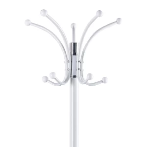 Καλόγερος ρούχων Colo μέταλλο λευκό Φ37x175εκ