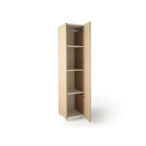 Ντουλάπα μονόφυλλη σε χρώμα δρυς 48x50x180