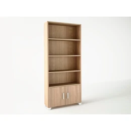 Βιβλιοθήκη σε χρώμα δρυς 75x30x180