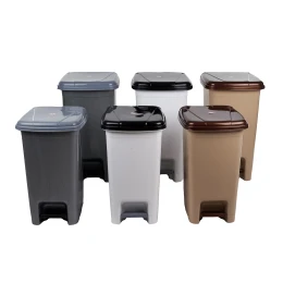 Κάδος πεντάλ "SLIM" σε γκρι χρώμα 60Lt 49x35,6x63,20