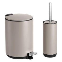 Σετ μπάνιου 2τμχ "ELEGANT" σε χρώμα μπεζ 5L