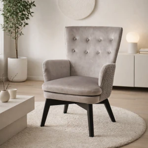LOU LOU ΠΟΛΥΘΡΟΝΑ BEIGE 68x76x96cm