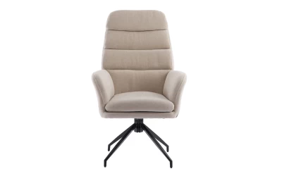 GIRAR ΠΟΛΥΘΡΟΝΑ ΠΕΡΙΣΤΡΕΦΟΜΕΝΗ BEIGE 70x69.5x113cm