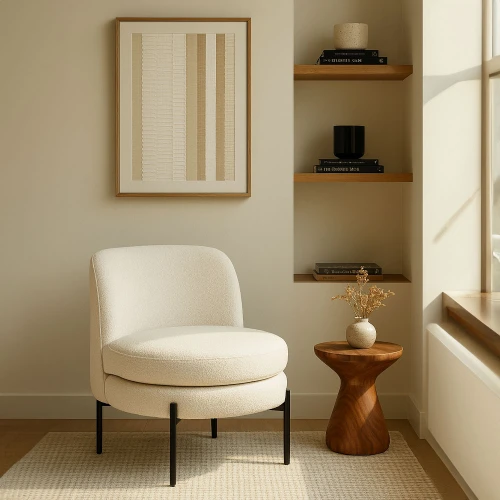 CESTA ΠΟΛΥΘΡΟΝΑ CREAM 70x71x71.5cm