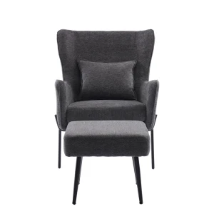CHILLOUT ΠΟΛΥΘΡΟΝΑ ΣΚΑΜΠΩ ΣΕΤ ΓΚΡΙ ΣΚΟΥΡΟ 72x84x97cm