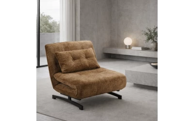 ESCADA ΠΟΛΥΘΡΟΝΑ ΑΝΑΔΙΠΛΟΥΜΕΝΗ ΜΟΥΣΤΑΡΔΙ 92x88x86cm