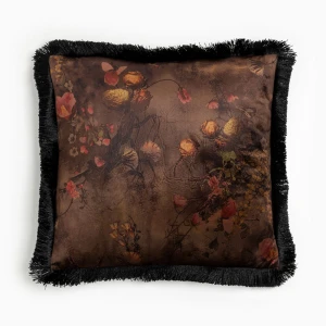 FLORES ΔΙΑΚΟΣΜΗΤΙΚΟ ΜΑΞΙΛΑΡΙ 45x45cm ΥΦΑΣΜΑ ΠΟΛΥΧΡΩΜΟ POLYESTER