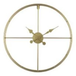 TEMPUS ΡΟΛΟΪ ΤΟΙΧΟΥ 60x60x7cm ΜΕΤΑΛΛΟ ΧΡΥΣΟ