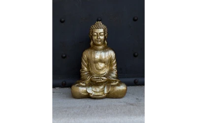 ADOM ΔΙΑΚΟΣΜΗΤΙΚΟ ΒΟΥΔΑΣ 25x17x35cm POLYRESIN ΧΡΥΣΟ