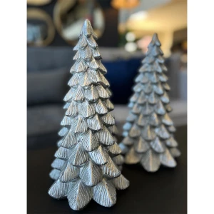 ABIES ΧΡΙΣΤΟΥΓΕΝΝΙΑΤΙΚΟ ΔΙΑΚΟΣΜΗΤΙΚΟ ΔΕΝΤΡΟ 16x16x30cm POLYRESIN ΑΣΗΜΙ