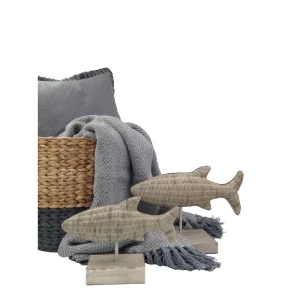 JE VEUX ΔΙΑΚΟΣΜΗΤΙΚΟ ΨΑΡΙ 35x12x24cm POLYRESIN ΚΑΦΕ