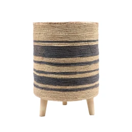 INKA ΚΑΣΠΩ 25x25x32cm POLYRESIN ΦΥΣΙΚΟ ΜΑΥΡΟ
