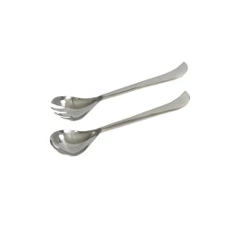 CURVE SET ΣΕΡΒΙΡΙΣΜΑΤΟΣ ΣΑΛΑΤΑΣ 28x6x2cm ΑΤΣΑΛΙ ΑΣΗΜΙ