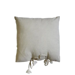 AMMOS 1 ΔΙΑΚΟΣΜΗΤΙΚΟ ΜΑΞΙΛΑΡΙ 45x45cm ΒΑΜΒΑΚΙ ΜΠΕΖ