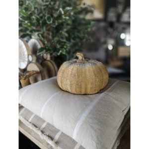 AMMOS 7 ΔΙΑΚΟΣΜΗΤΙΚΟ ΜΑΞΙΛΑΡΙ 45x45cm ΥΦΑΣΜΑ ΜΠΕΖ ΒΑΜΒΑΚΙ