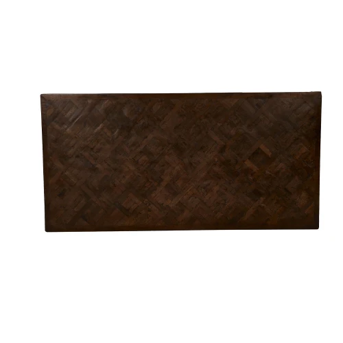 MAIANDROS ΤΡΑΠΕΖΙ ΚΑΦΕ ΣΚΟΥΡΟ 200x100x76cm