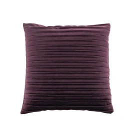 PLISSE ΔΙΑΚΟΣΜΗΤΙΚΟ ΜΑΞΙΛΑΡΙ 45x45cm ΒΕΛΟΥΔΟ ΜΩΒ