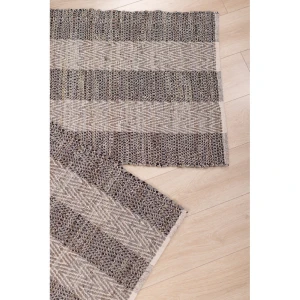 FISHBONE ΧΑΛΑΚΙ 60x90cm ΔΕΡΜΑ ΓΚΡΙ ΜΠΕΖ