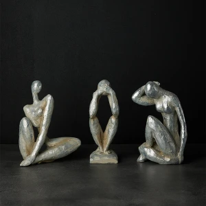 PENSEI 1 ΔΙΑΚΟΣΜΗΤΙΚΗ ΦΙΓΟΥΡΑ 8x7x21cm POLYRESIN ΑΣΗΜΙ