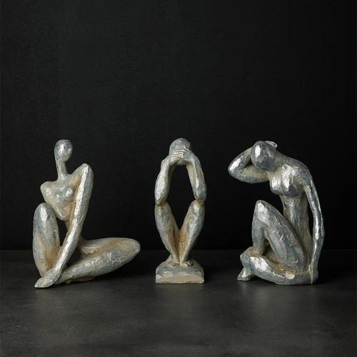 PENSEI 1 ΔΙΑΚΟΣΜΗΤΙΚΗ ΦΙΓΟΥΡΑ 8x7x21cm POLYRESIN ΑΣΗΜΙ