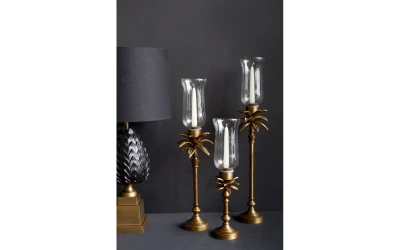 ANANIA 3 ΚΗΡΟΠΗΓΙΟ 14x14x79cm ΑΛΟΥΜΙΝΙΟ ΜΠΡΟΝΖΕ ΓΥΑΛΙ