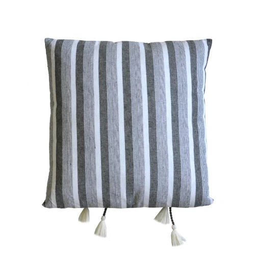 SABLE 6 ΔΙΑΚΟΣΜΗΤΙΚΟ ΜΑΞΙΛΑΡΙ 50x50cm ΒΑΜΒΑΚΙ ΓΚΡΙ