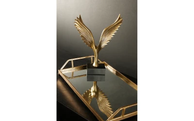 AMIG ΔΙΑΚΟΣΜΗΤΙΚΟ TOTEM 23x10x31cm POLYRESIN ΧΡΥΣΟ ΜΑΥΡΟ