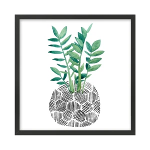 BILIA ΠΙΝΑΚΑΣ 50x50x2cm MDF ΠΟΛΥΧΡΩΜΟ ΧΑΡΤΙ ΜΑΥΡΟ
