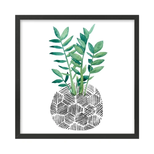 BILIA ΠΙΝΑΚΑΣ 50x50x2cm MDF ΠΟΛΥΧΡΩΜΟ ΧΑΡΤΙ ΜΑΥΡΟ