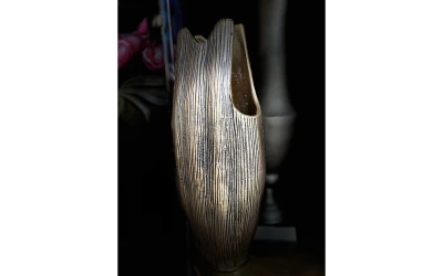 BAJAN ΒΑΖΟ 20x14x46cm ΑΛΟΥΜΙΝΙΟ ΧΡΥΣΟ ΑΝΤΙΚΕ