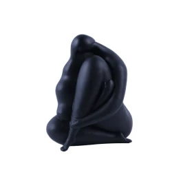 CHEVEU BLACK 1 ΔΙΑΚΟΣΜΗΤΙΚΗ ΦΙΓΟΥΡΑ 18x13x21cm POLYRESIN ΜΑΥΡΟ