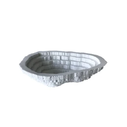 CINTAN WHITE ΜΠΩΛ ΔΙΑΚΟΣΜΗΣΗΣ 28x21x8cm POLYRESIN ΛΕΥΚΟ