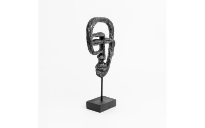 ACT BLACK 2 ΔΙΑΚΟΣΜΗΤΙΚΟ TOTEM 15x7x32cm POLYRESIN ΜΑΥΡΟ