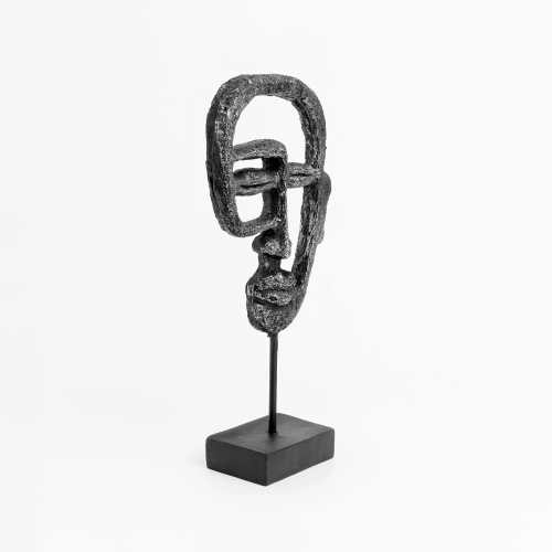 ACT BLACK 2 ΔΙΑΚΟΣΜΗΤΙΚΟ TOTEM 15x7x32cm POLYRESIN ΜΑΥΡΟ