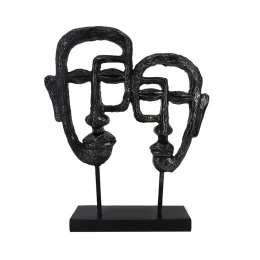 ACT BLACK ΔΙΑΚΟΣΜΗΤΙΚΟ TOTEM 23x6x28cm POLYRESIN ΜΑΥΡΟ