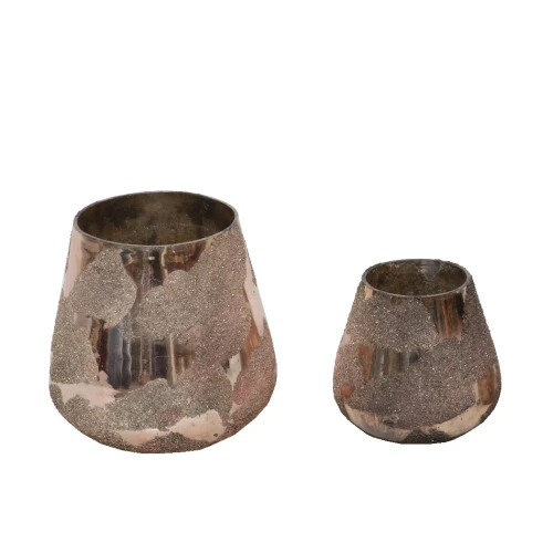 ALKE ΒΑΣΗ ΡΕΣΩ 15x15x15cm ΓΥΑΛΙ ΧΡΥΣΟ