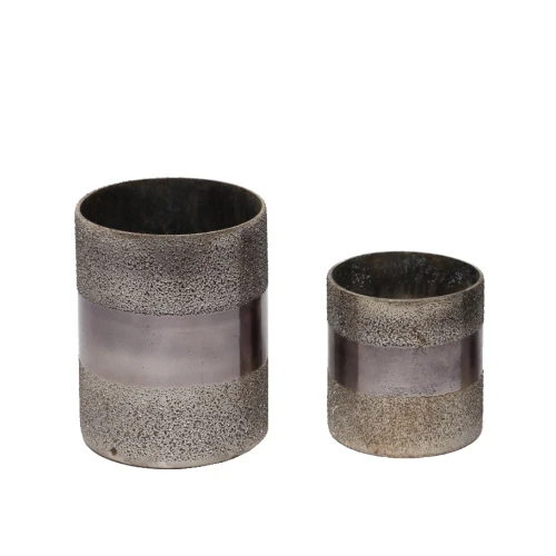 TALOS ΒΑΣΗ ΡΕΣΩ 10x10x10.5cm ΓΥΑΛΙ ΜΑΥΡΟ ΑΝΤΙΚΕ