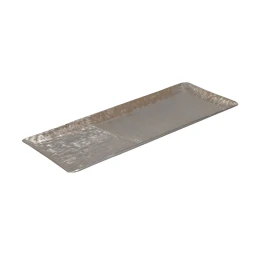 ORLY FLAT ΔΙΣΚΟΣ ΔΙΑΚΟΣΜΗΣΗΣ 58x24x3cm ΑΛΟΥΜΙΝΙΟ SILVER