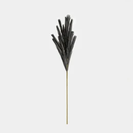 FEDER SINGLE ΚΛΑΔΙ ΤΕΧΝΗΤΟ ΜΕ ΦΤΕΡΑ 110cm POLYESTER ΜΑΥΡΟ