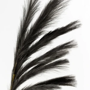 FEDER SINGLE ΚΛΑΔΙ ΤΕΧΝΗΤΟ ΜΕ ΦΤΕΡΑ 110cm POLYESTER ΜΑΥΡΟ