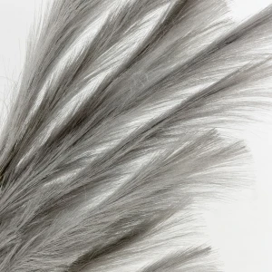 FEDER SINGLE ΚΛΑΔΙ ΤΕΧΝΗΤΟ ΜΕ ΦΤΕΡΑ 110cm POLYESTER ΓΚΡΙ