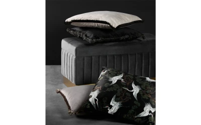 ARGENTO ΔΙΑΚΟΣΜΗΤΙΚΟ ΜΑΞΙΛΑΡΙ 40x60cm ΒΕΛΟΥΔΟ ΓΚΡΙ