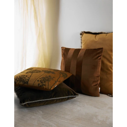 DORATO ΔΙΑΚΟΣΜΗΤΙΚΟ ΜΑΞΙΛΑΡΙ 40x60cm ΒΕΛΟΥΔΟ ΧΡΥΣΟ ΚΑΦΕ
