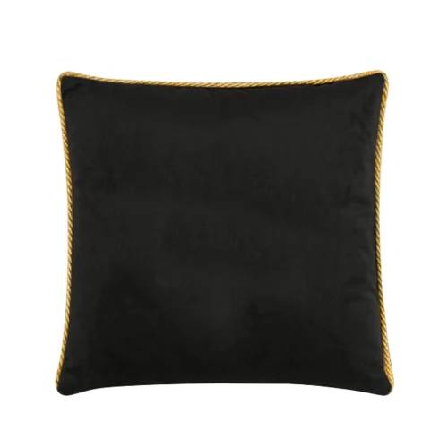 CREYR ΔΙΑΚΟΣΜΗΤΙΚΟ ΜΑΞΙΛΑΡΙ 45x45cm ΒΕΛΟΥΔΟ ΠΟΛΥΧΡΩΜΟ ΜΑΥΡΟ