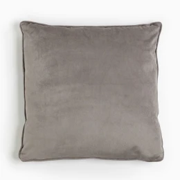 SIMPLY FRANCO ΔΙΑΚΟΣΜΗΤΙΚΟ ΜΑΞΙΛΑΡΙ 45x45cm ΒΕΛΟΥΔΟ ΓΚΡΙ