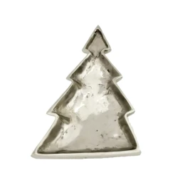 SNIDEN XMAS ΠΙΑΤΕΛΑ 32x18x5cm ΑΛΟΥΜΙΝΙΟ ΑΣΗΜΙ