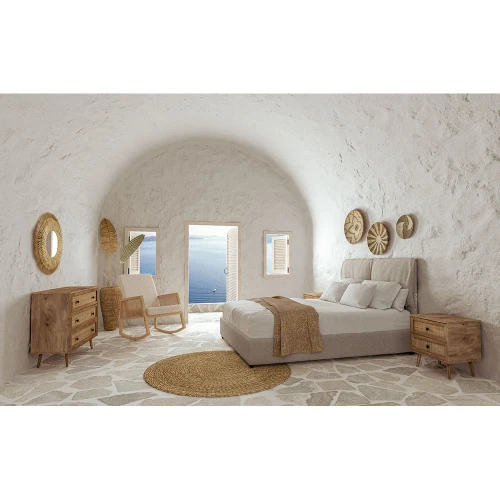 NEREA ΧΑΛΙ ΣΑΛΟΝΙΟΥ 150x150cm SEAGRASS ΦΥΣΙΚΟ