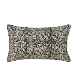 BLACK PEARL ΔΙΑΚΟΣΜΗΤΙΚΟ ΜΑΞΙΛΑΡΙ 40x60cm ΒΑΜΒΑΚΙ ΜΑΥΡΟ ΛΕΥΚΟ ΒΙΣΚΟΖΗ