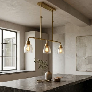 CLOCHE ΦΩΤΙΣΤΙΚΟ ΟΡΟΦΗΣ 90x17x90cm ΣΙΔΕΡΟ ΧΡΥΣΟ ΑΝΤΙΚΕ ΓΥΑΛΙ ΔΙΑΦΑΝΟ